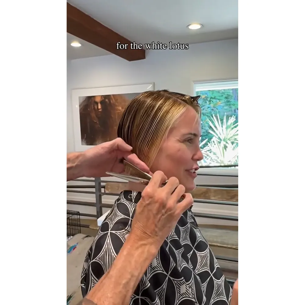 Leslie Bibb Shares Exactly How She Got Her C--y Little Bob for White Lotus