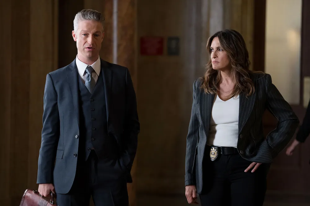 Mariska Hargitay and Peter Scanavino Law and Order Special Victims Unit SVU 2