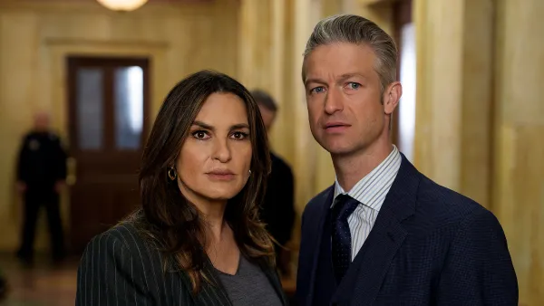 Mariska Hargitay and Peter Scanavino Law and Order Special Victims Unit SVU