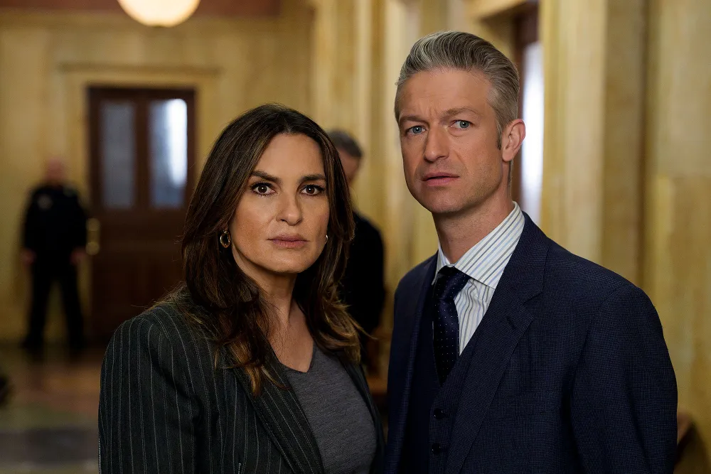 Mariska Hargitay and Peter Scanavino Law and Order Special Victims Unit SVU
