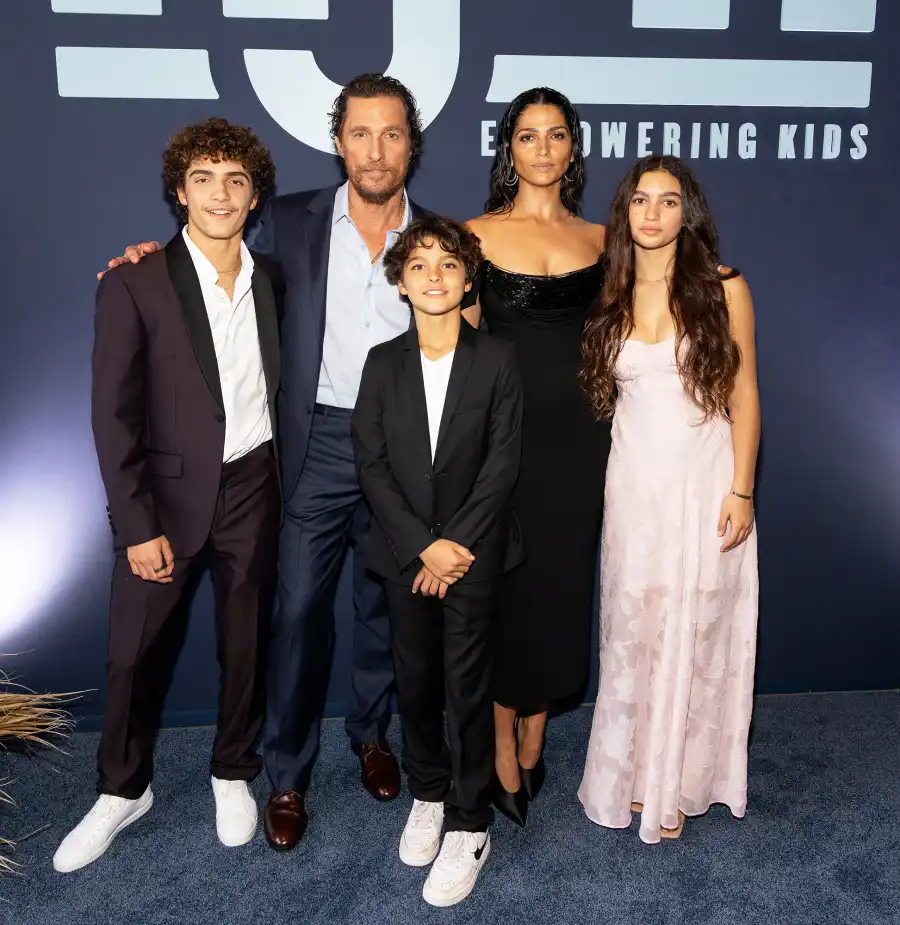 Matthew McConaughey and Camila Alves Family Album