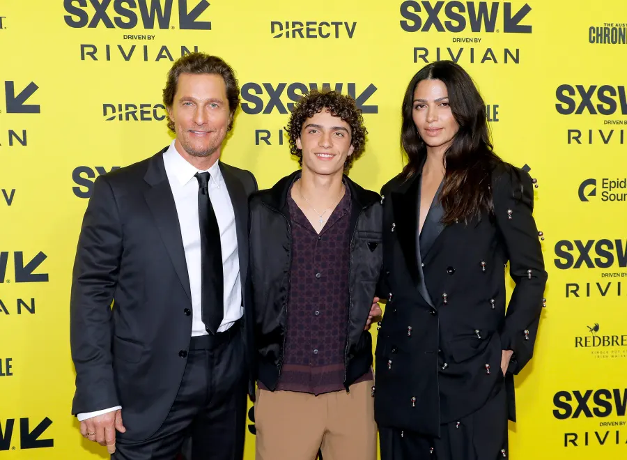 Matthew McConaughey and Camila Alves Family Album