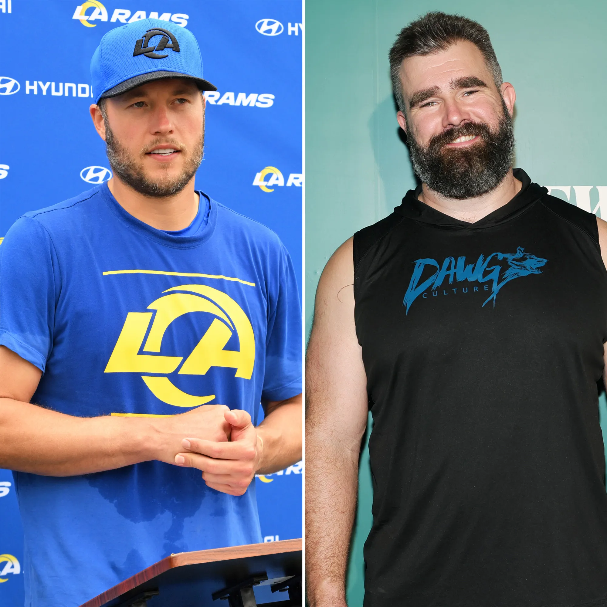 Matthew Stafford Gives Jason Kelce Advice Before 4th Daughter