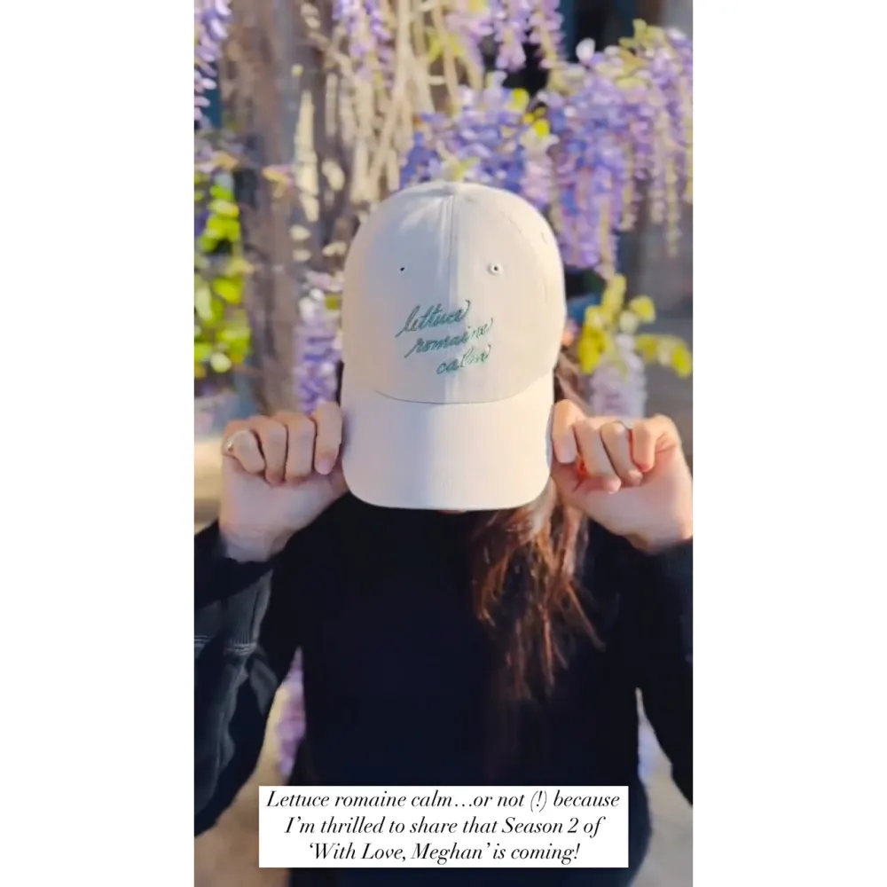 Meghan Markle Makes Cheesy Fashion Statement to Celebrate Season 2 of Her Show