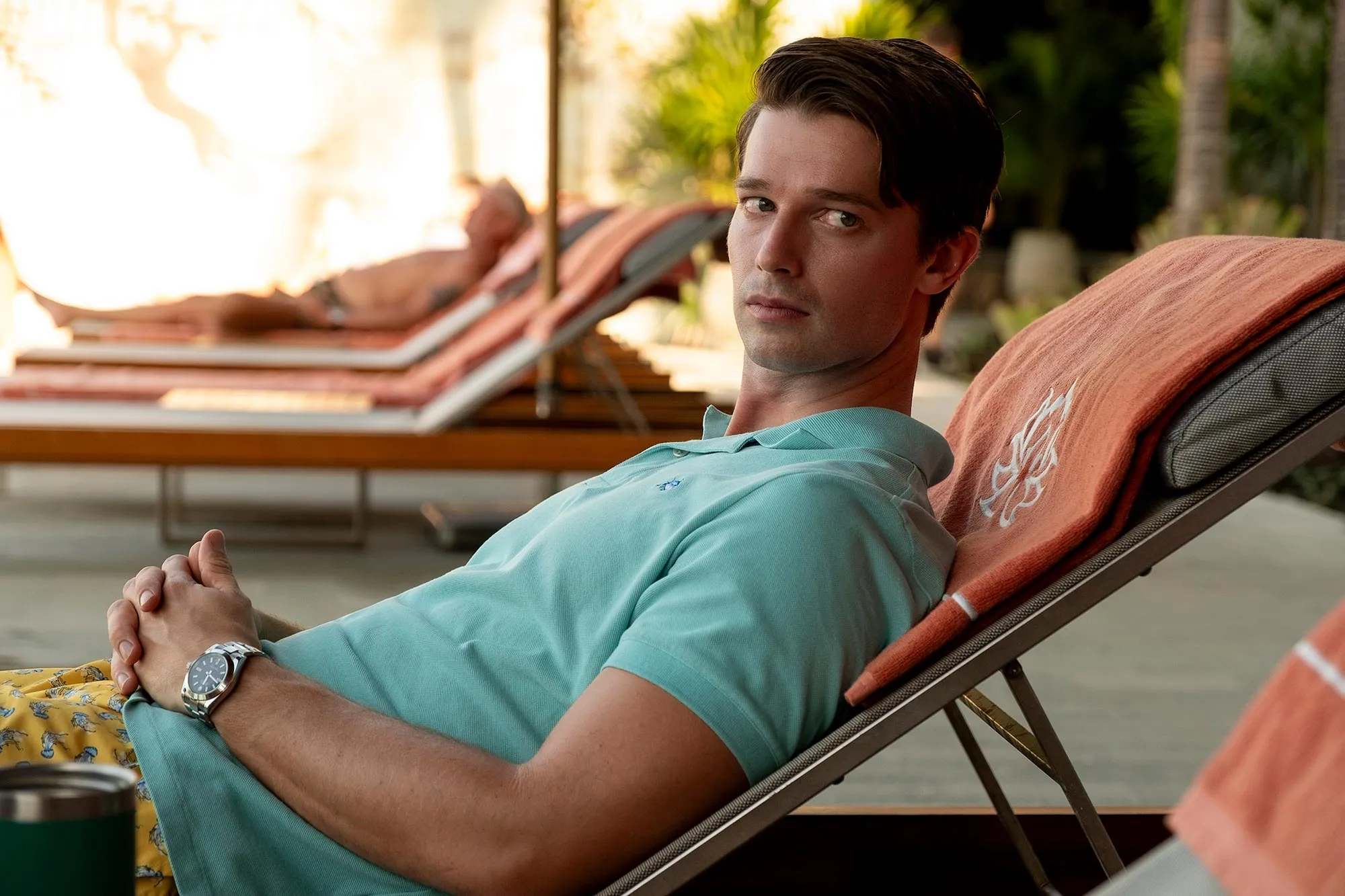 Patrick Schwarzenegger Almost Threw Up Filming His White Lotus Incest Kiss