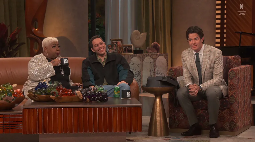 Pete Davidson Awkwardly Laughs Off Comment 2