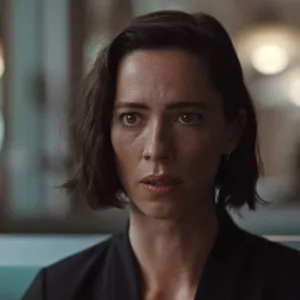 Rebecca Hall looks scared in Resurrection.