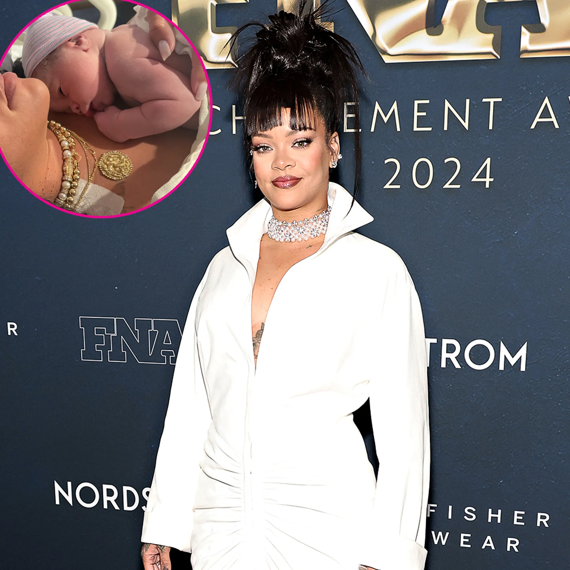 Rihanna Gave Birth to Her Sons Wearing Pearls and Sunglasses: 'My Little Miracles