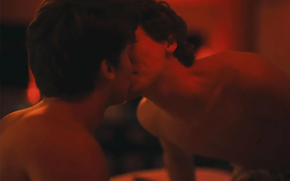 Sam Nivola and Patrick Schwarzenegger Filmed Different Takes of Incestous White Lotus Kiss