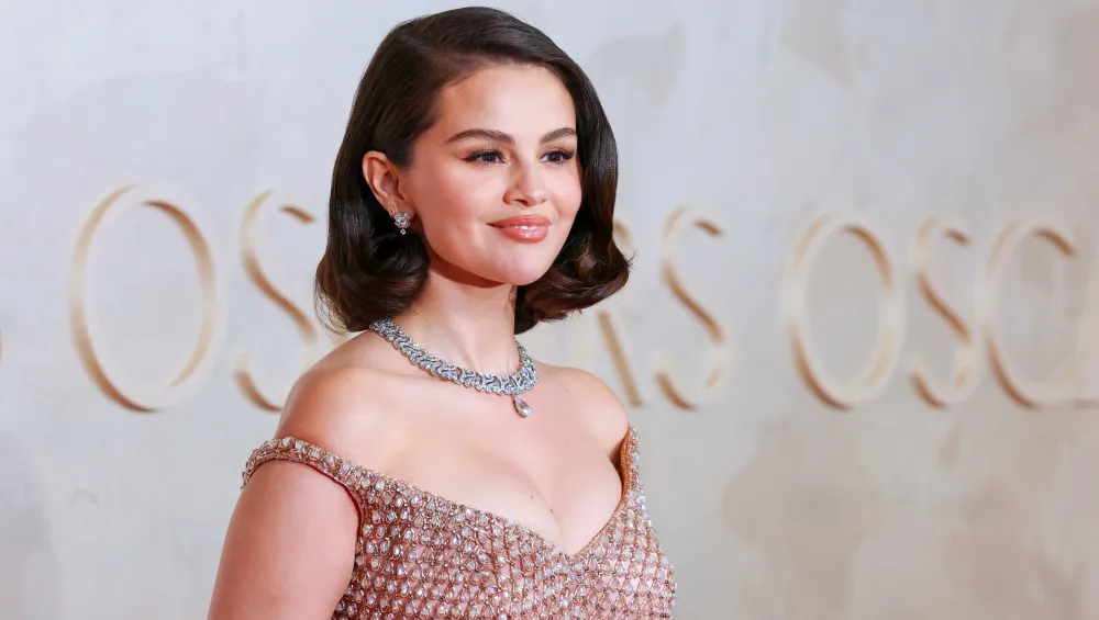 HOLLYWOOD, CALIFORNIA - MARCH 02: Selena Gomez attends the 96th Annual Academy Awards at Dolby Theatre on March 02, 2025 in Hollywood, California. (Photo by Frazer Harrison/WireImage)