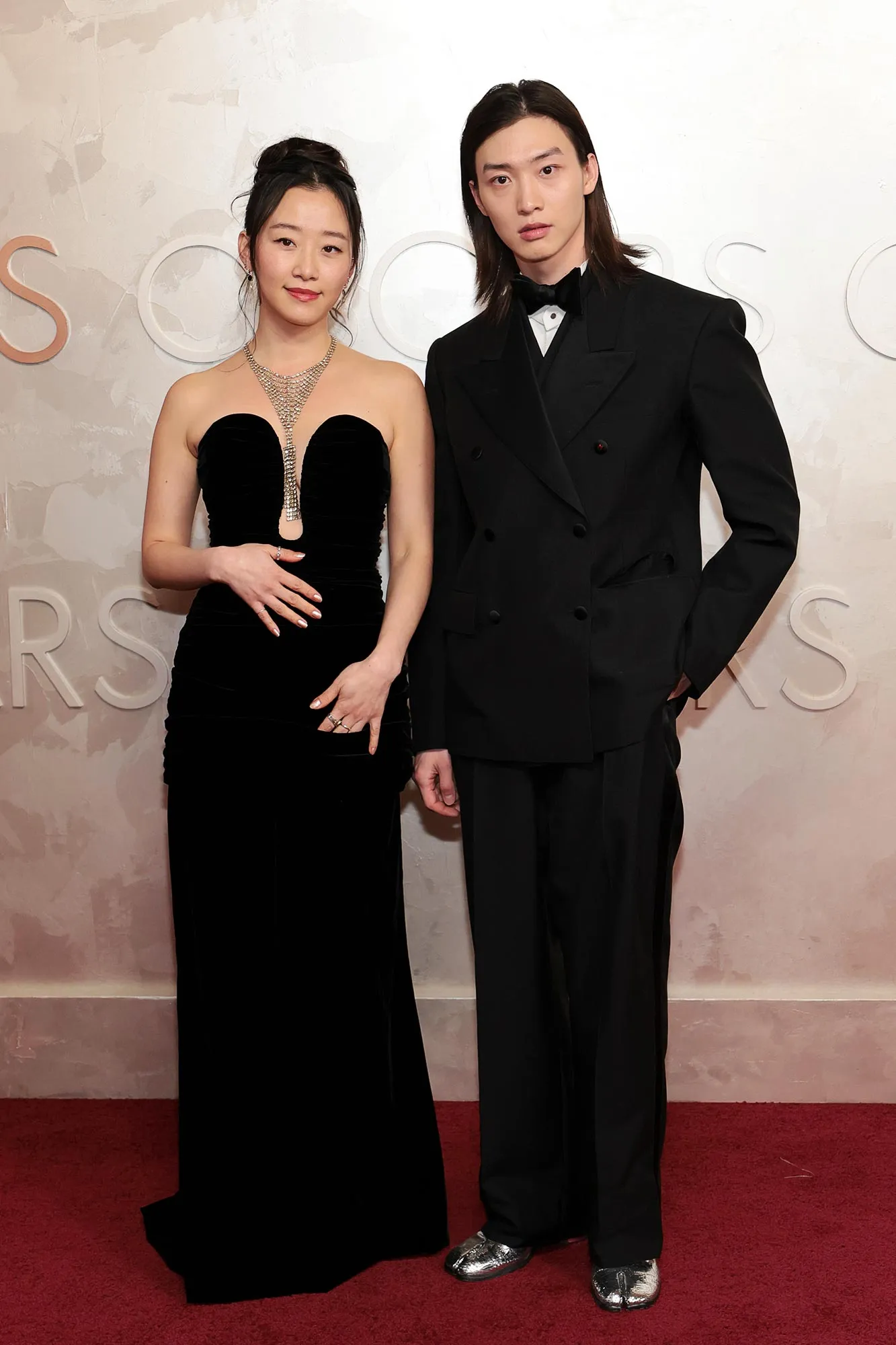 Stars Bringing Family Members Non Romantic Dates to the Oscars Gia Kim and Sang Heon Lee