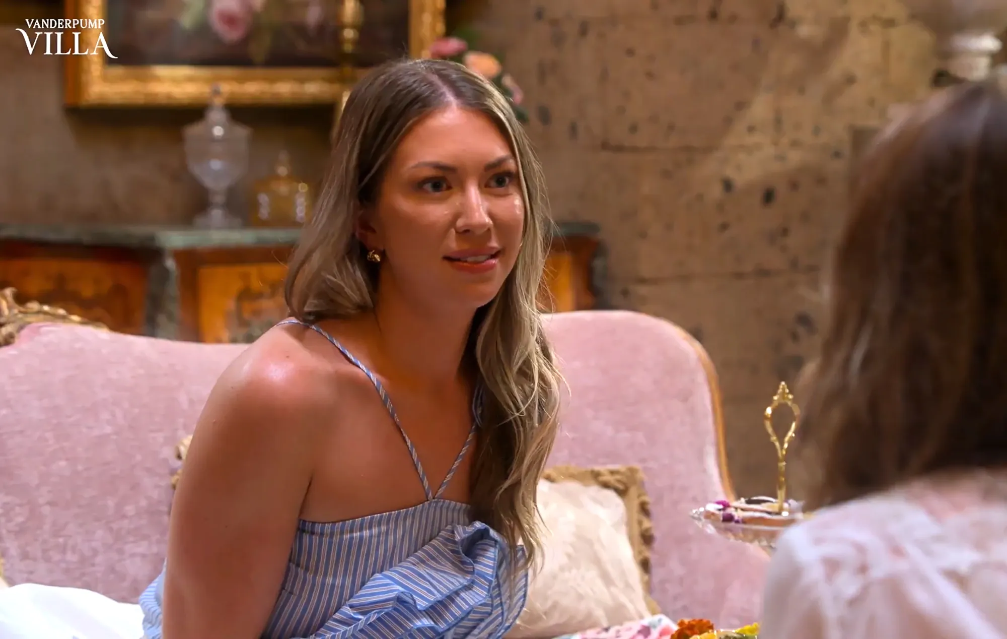 Stassi Schroeder MomTok Visits Vanderpump Villa