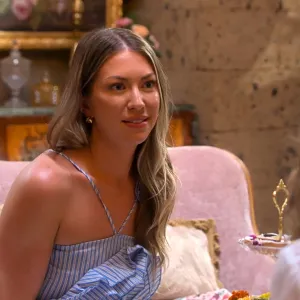 Stassi Schroeder MomTok Visits Vanderpump Villa