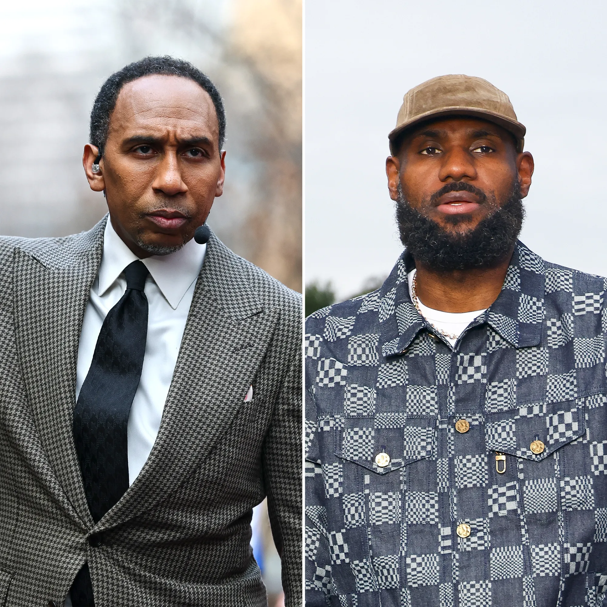 Stephen A Smith Responds to Heated Interaction With LeBron James at Lakers Game