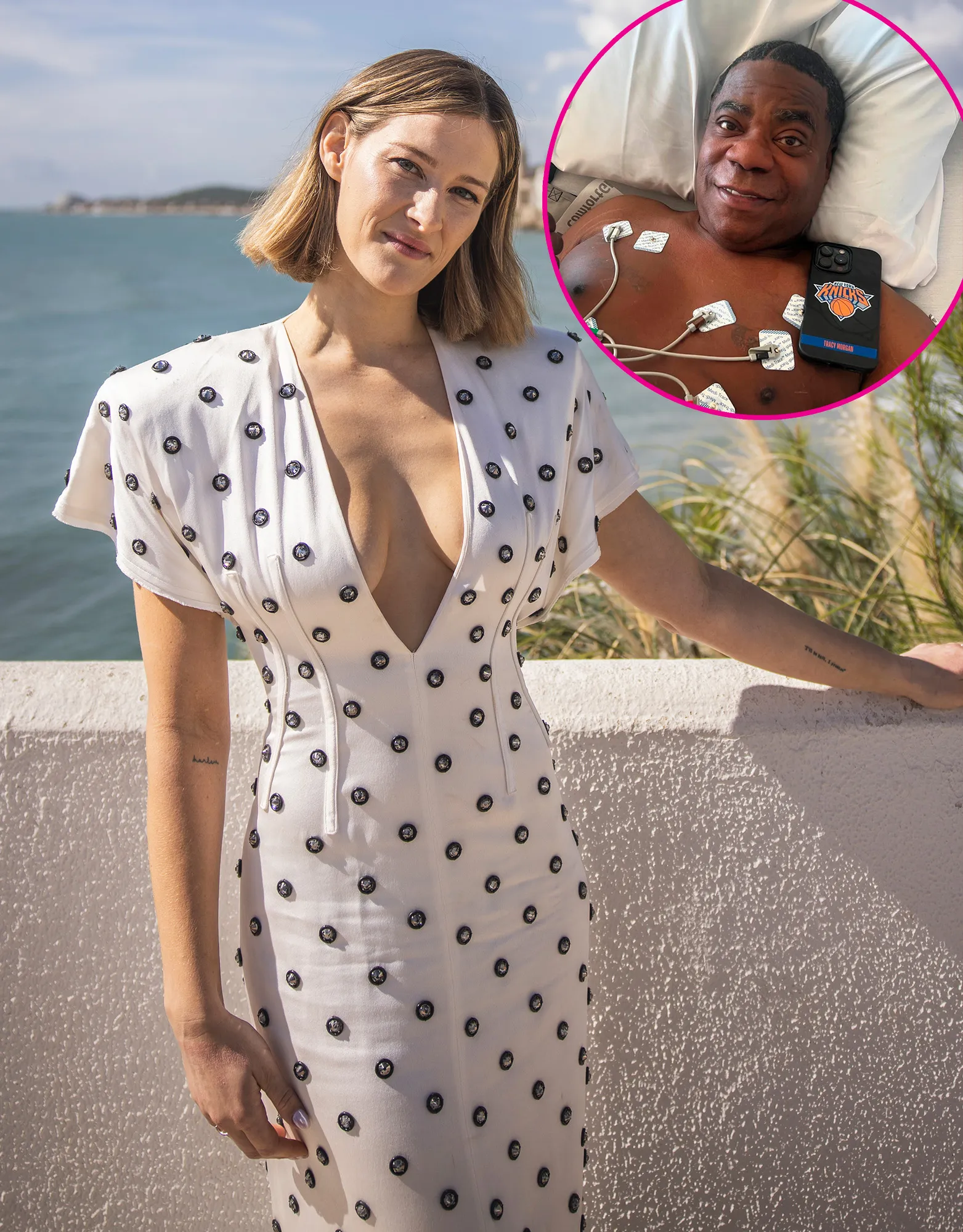 Steven Spielberg Daughter Destry Allyn Spielberg Reacts Being Next to Vomiting Tracy Morgan