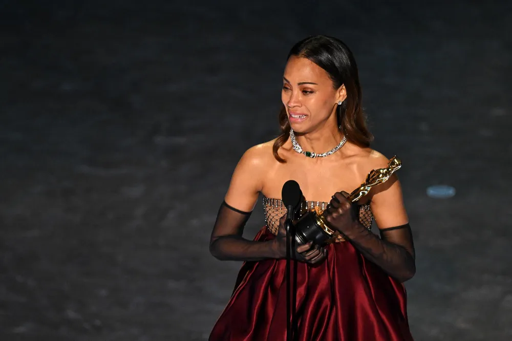 The Best and Worst of the 2025 Oscars and More 600 Zoe Saldana