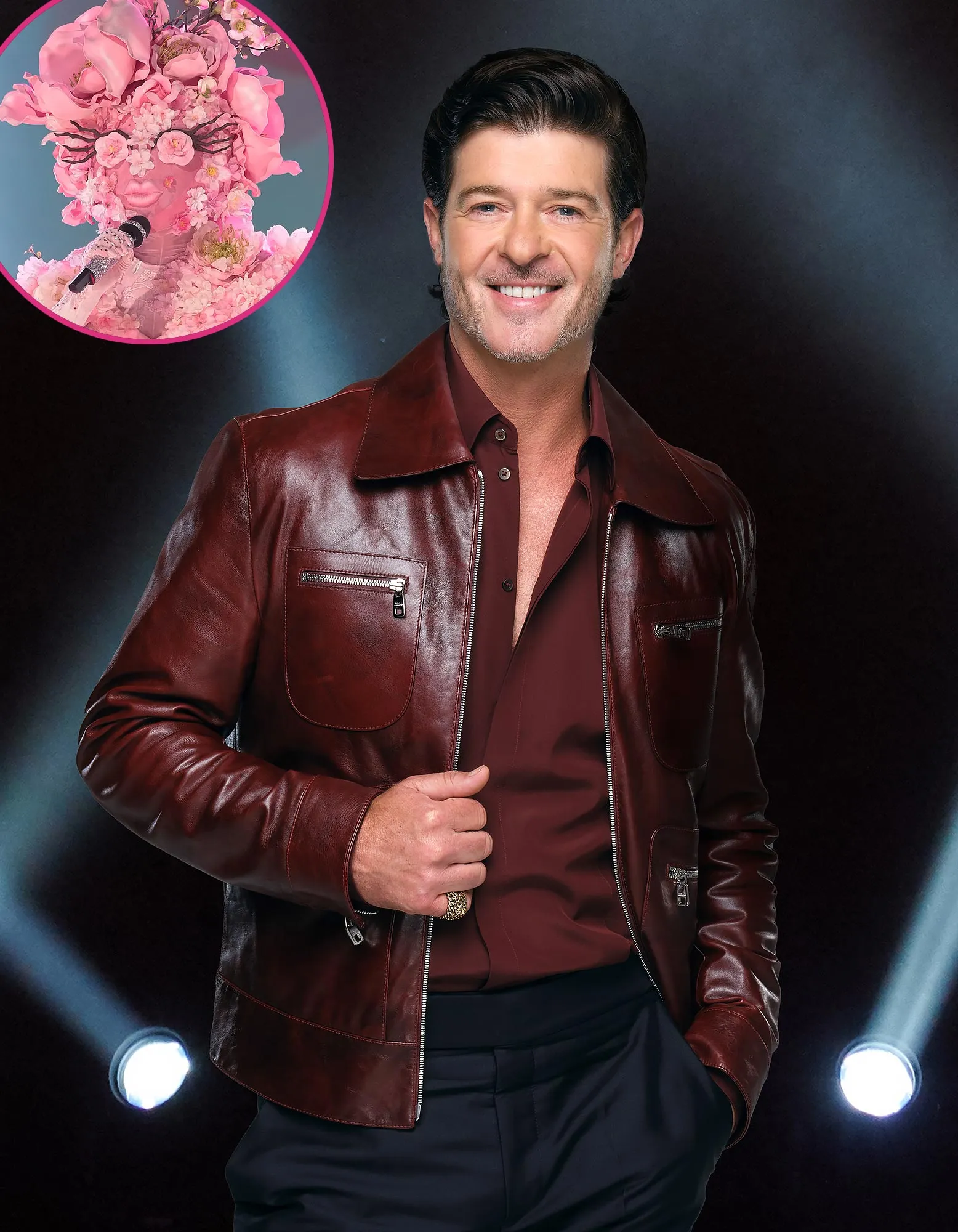 The Masked Singers Cherry Blossom Dated Robin Thicke When They Were 12