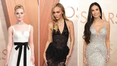 Top 5 Trends of the 2025 Oscars 624 Elle Fanning Lily Rose Depp Demi Moore