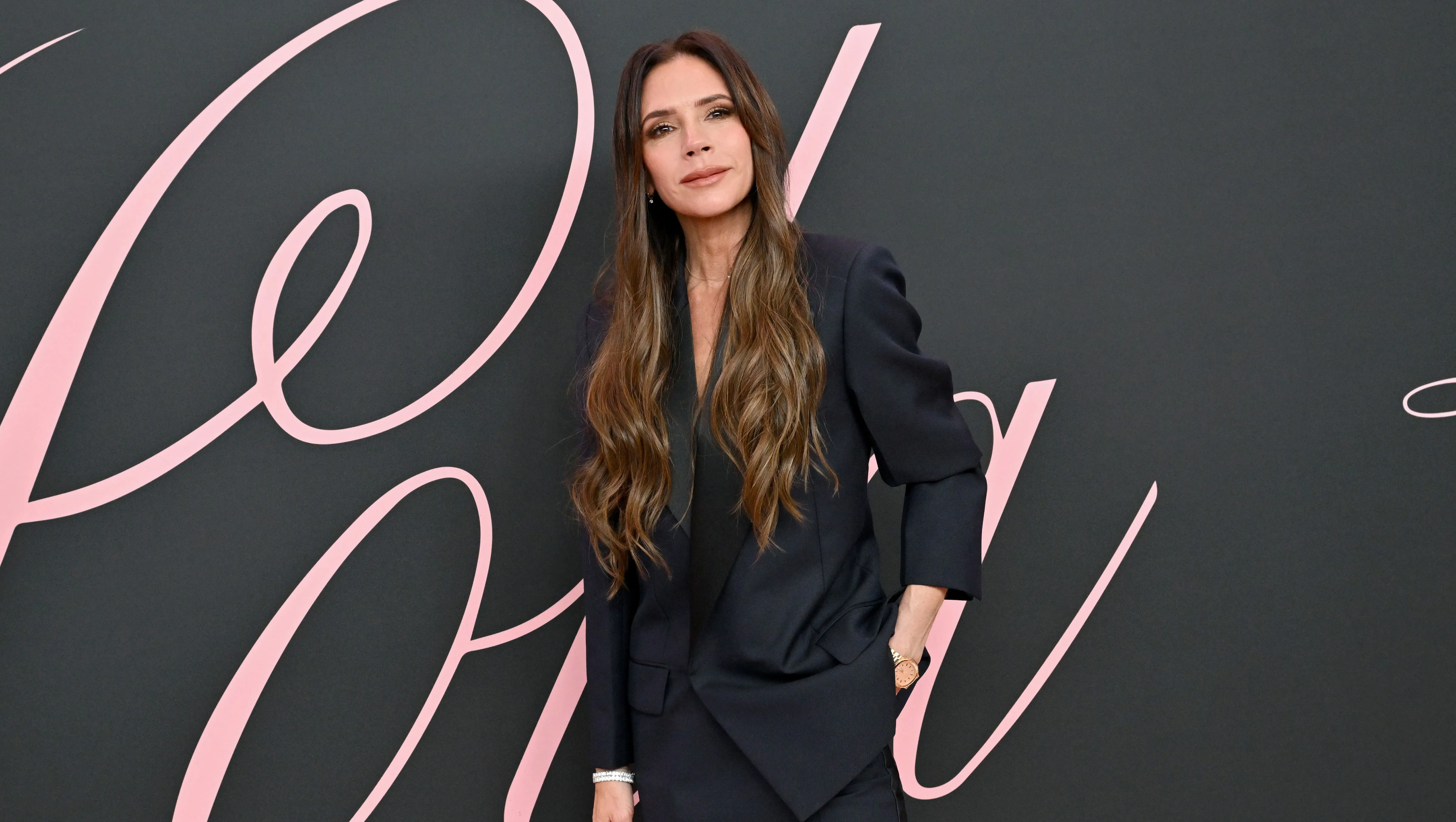 LOS ANGELES, CALIFORNIA - FEBRUARY 03: Victoria Beckham attends the Premiere of "Lola" at Regency Bruin Theatre on February 03, 2024 in Los Angeles, California. (Photo by Axelle/Bauer-Griffin/FilmMagic)