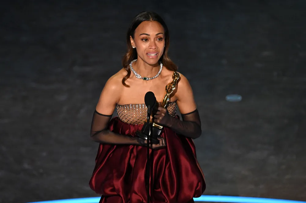 Zoe Saldana 97th Annual Oscars 2025 Winner