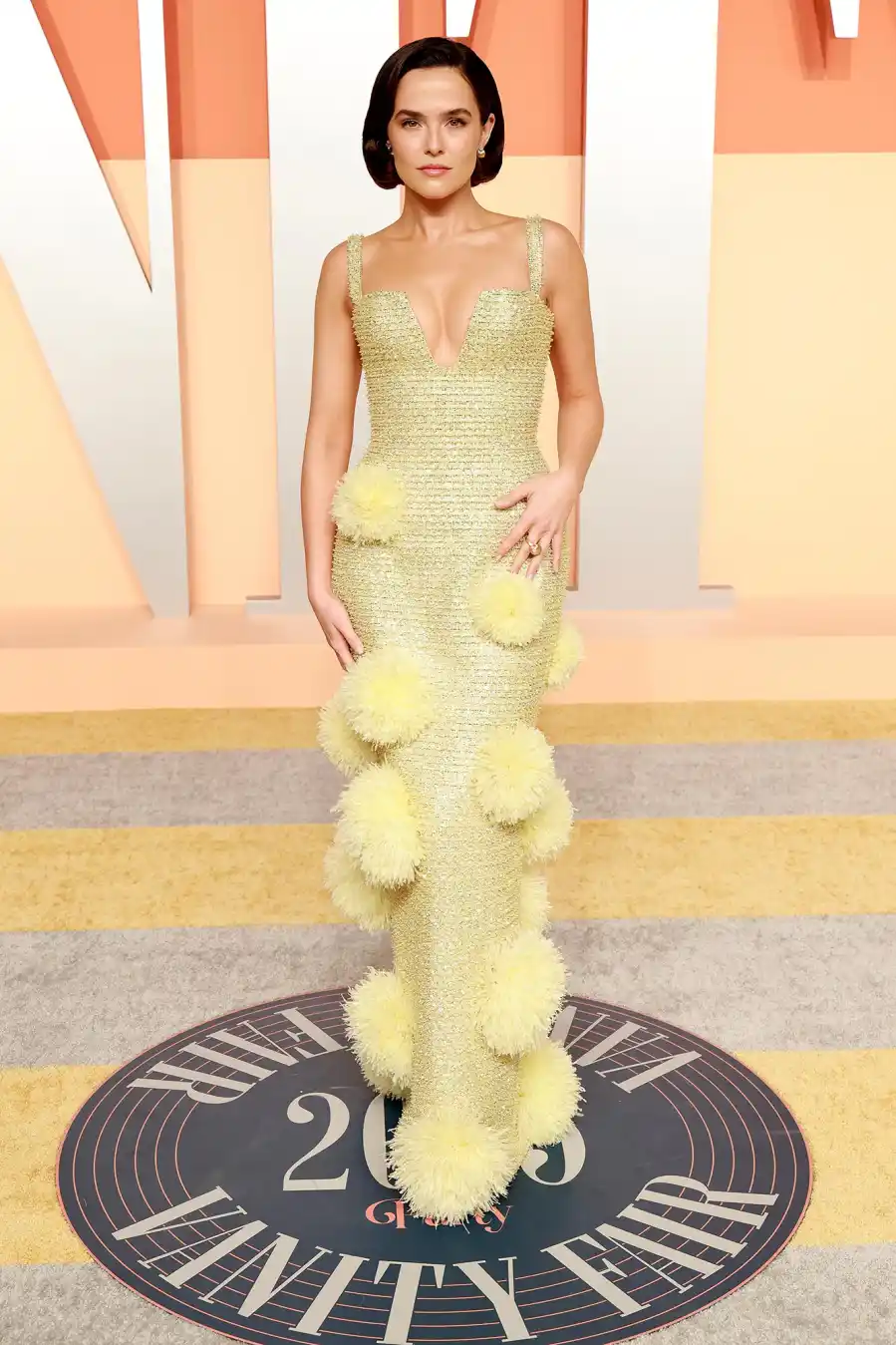 Zoey Deutch 2025 Vanity Fair Oscar Party 2025 Oscars