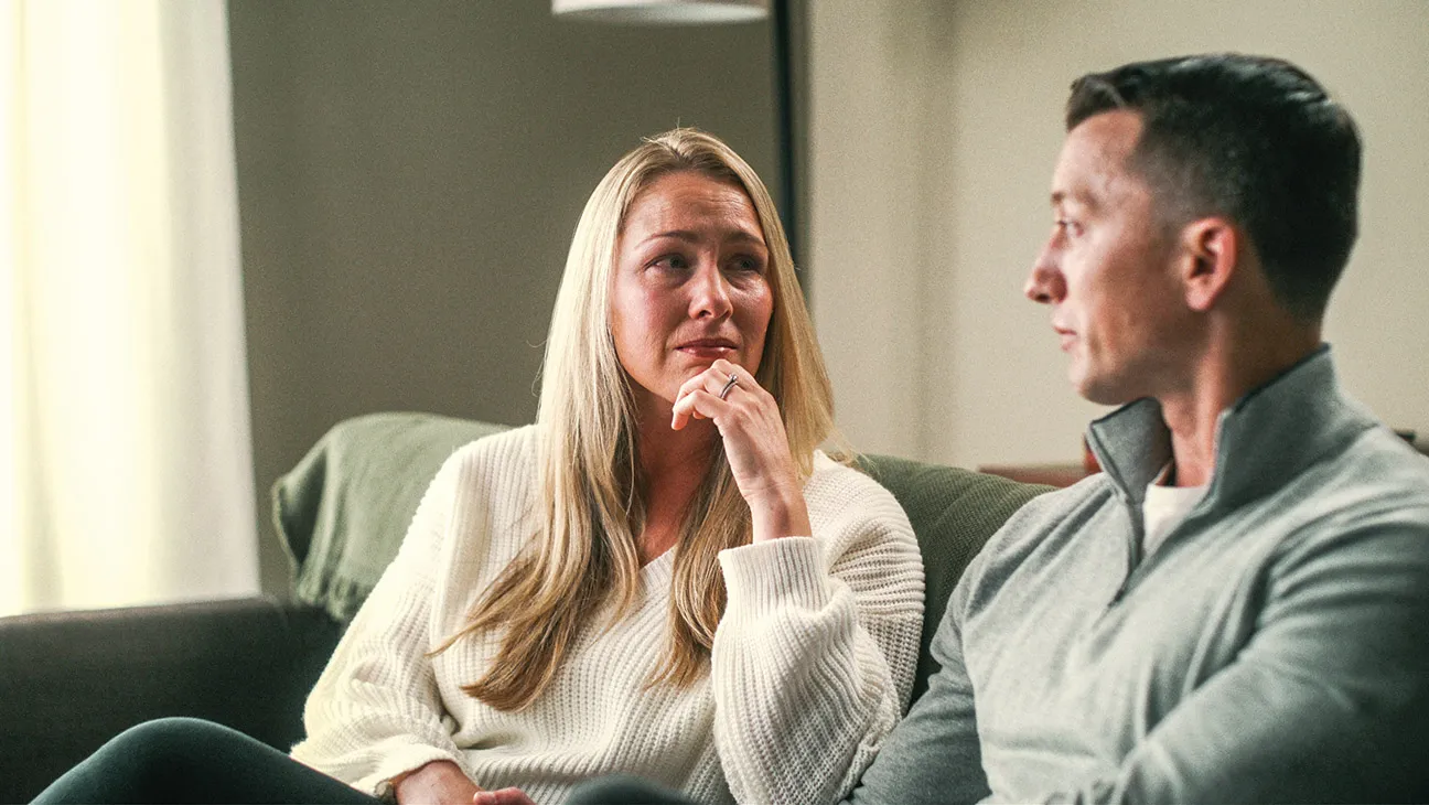 Denise Huskins and Aaron Quinn in 'American Nightmare.'