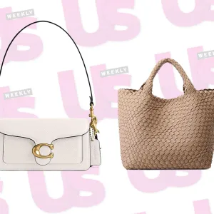 Coach, woven and puffer bag on Amazon