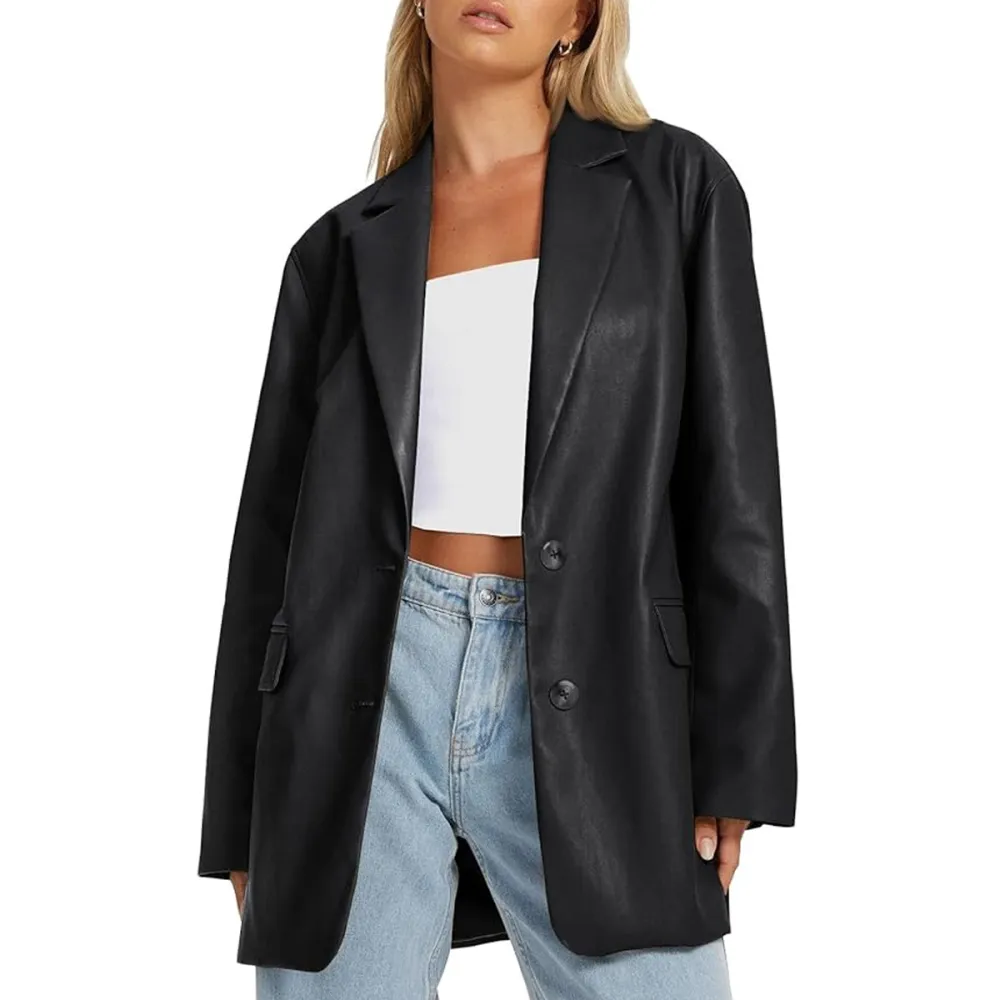 AUTOMET Faux Leather Jacket Amazon