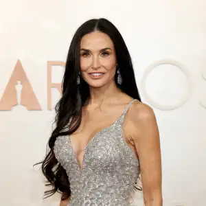 Demi Moore Commiserates Oscars Loss With Dog Pilaf and 2 Bowls of Fries