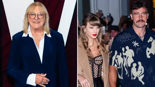 Donna Kelce Celebrates Taylor Swift and Travis Kelce 2025 iHeartRadio Music Awards Wins