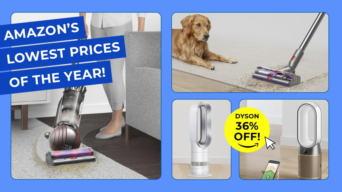These 8 Dyson Vacuums, Fans, and Air Purifiers Just Hit Their Lowest Prices of the Year on Amazon