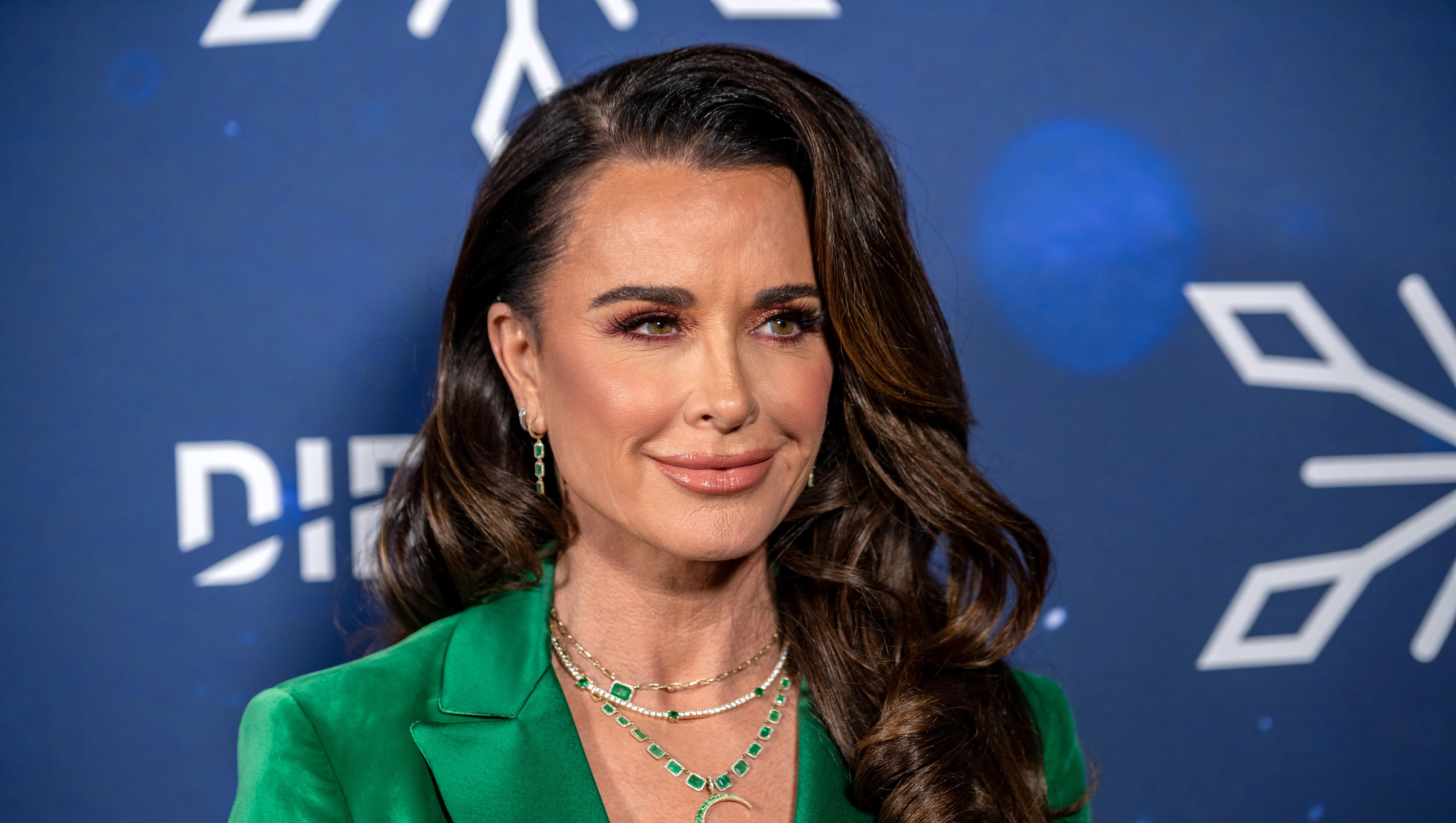 LOS ANGELES, CALIFORNIA - NOVEMBER 28: Television personality Kyle Richards attends the DIRECTV Celebrates Christmas At Kathy's event at a private residence on November 28, 2023 in Los Angeles, California. (Photo by Amanda Edwards/Getty Images)