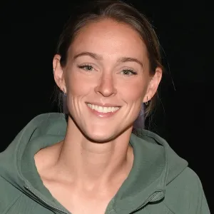 PHILADELPHIA, PENNSYLVANIA - JUNE 13: Autism advocate Kylie Kelce poses with the new Print Pals printable puppets from technology company HP, to help neurodivergent children express themselves through the therapeutic power of creative expression at the Eagles Autism Foundation (EAF) sensory room in Philadelphia, PA. (Photo by Michael Simon/Getty Images for HP Inc.)