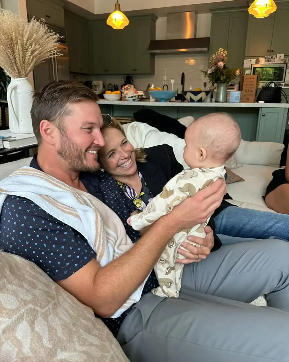 Katie Couric Sees Her Late Husband Jay in Her Baby Grandson