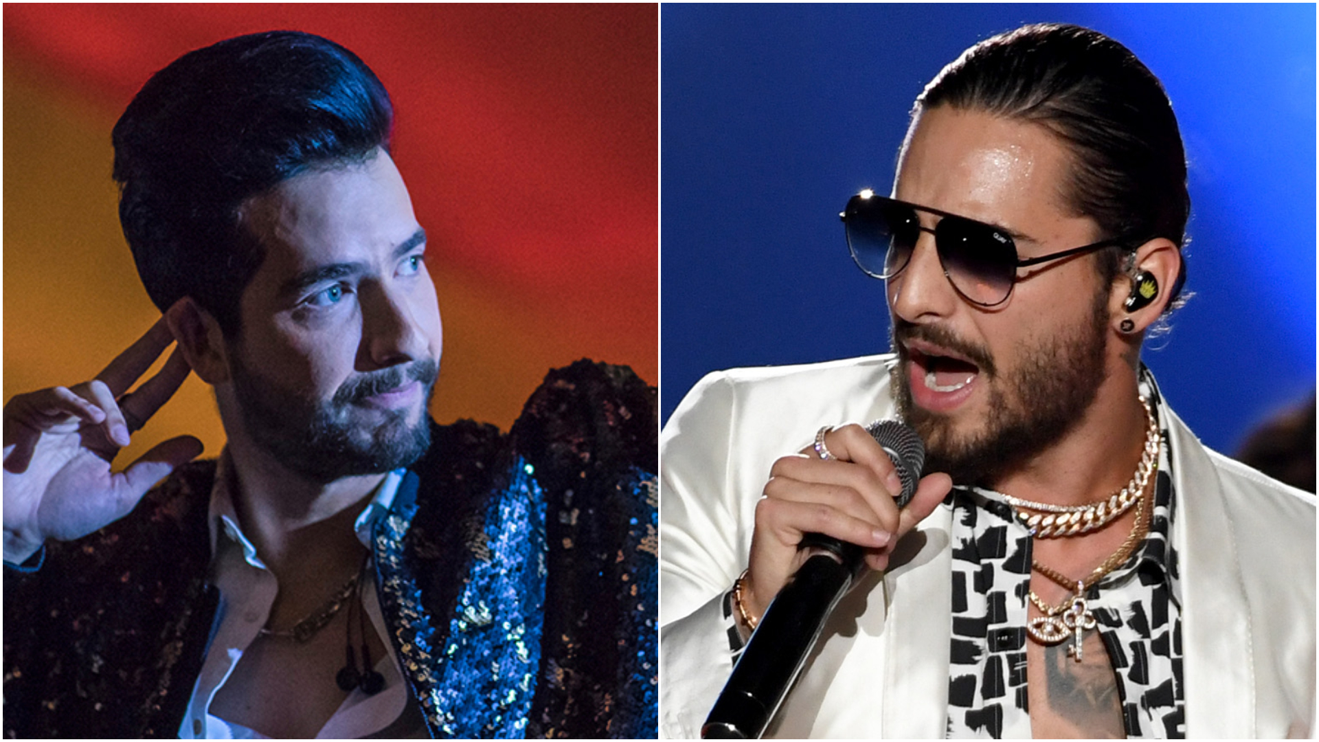 Charly Flow y Maluma.