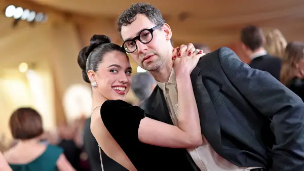Margaret Qualley and Jack Antonoff Look Loved Up on 2025 Oscars Red Carpet