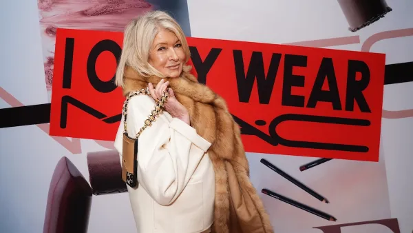 Martha Stewart attends I Only Wear MAC Event at MAC Soho on February 06, 2025 in New York City
