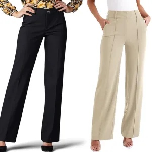 gray, black and beige trousers amazon