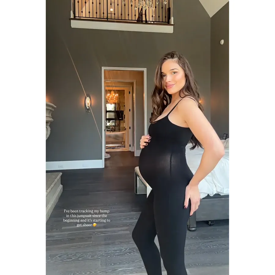 Pregnant Olivia Culpo Baby Bump Album Before Welcoming 1st Child With Christian McCaffrey