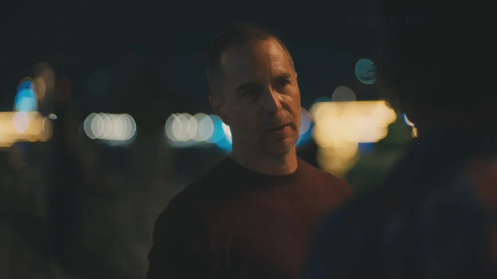 Leslie Bibb's Husband Sam Rockwell Makes Surprise 'White Lotus' Cameo