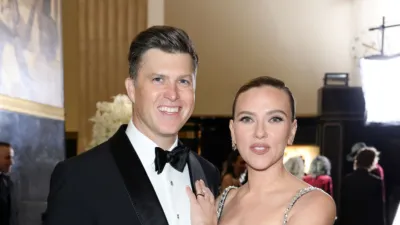 Scarlett Johansson and Colin Jost