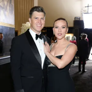 Scarlett Johansson and Colin Jost