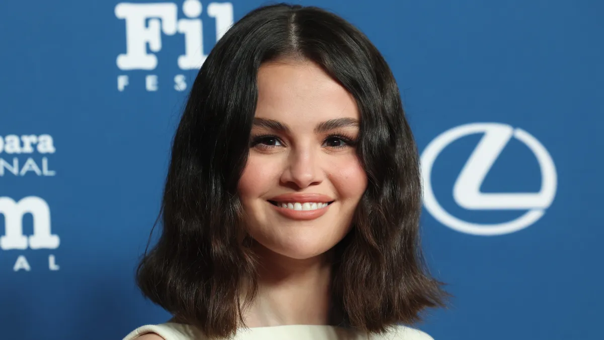 SANTA BARBARA, CALIFORNIA - FEBRUARY 09: Selena Gomez attends the 40th Annual Santa Barbara International Film Festival: Virtuosos Award at The Arlington Theatre on February 09, 2025 in Santa Barbara, California. (Photo by Robin L Marshall/WireImage)