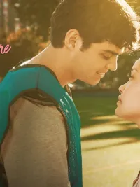 Lana Condor and Noah Centineo almost kiss in 'To All The Boys I've Loved Before.'