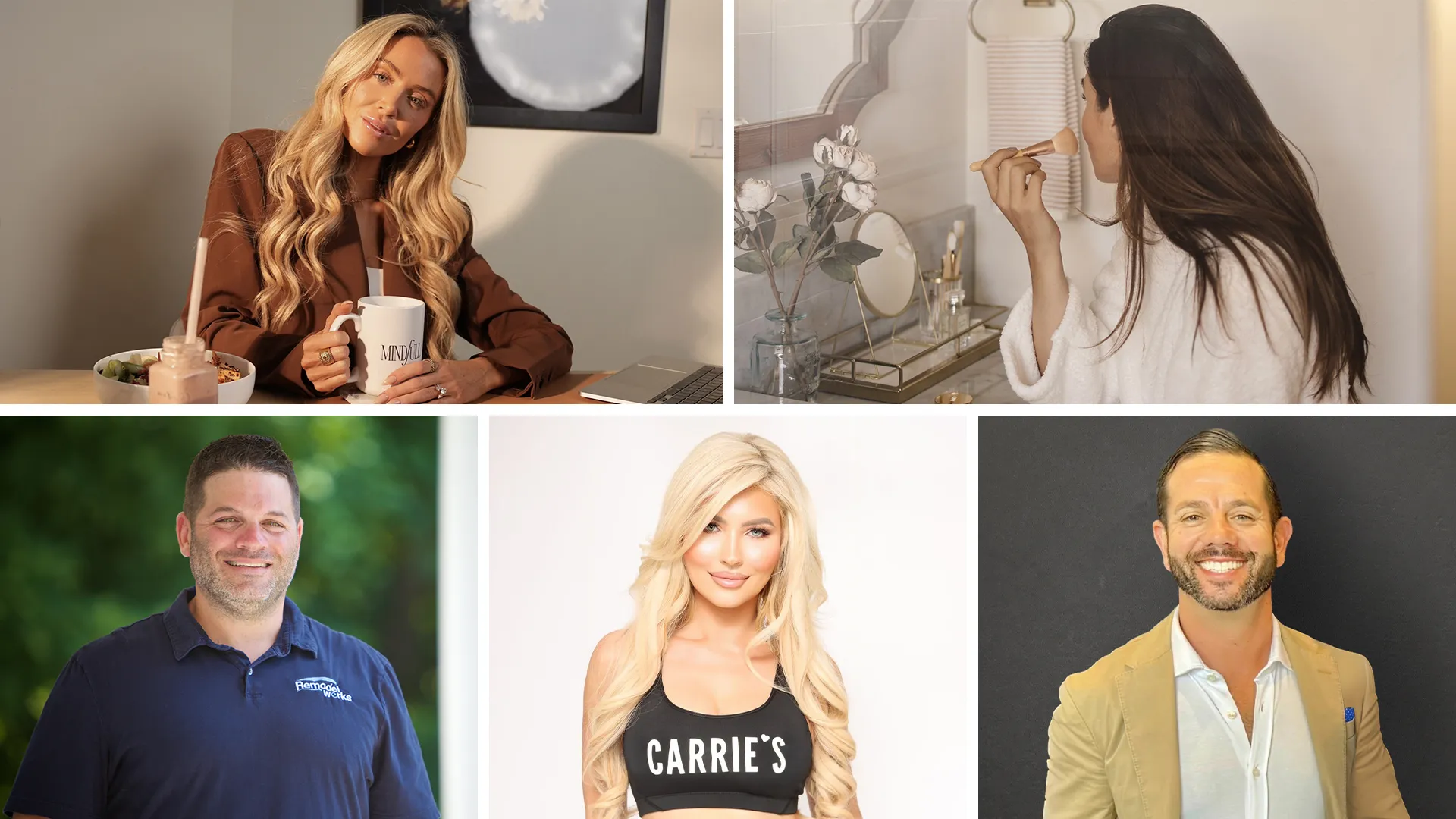 Provided by those featured