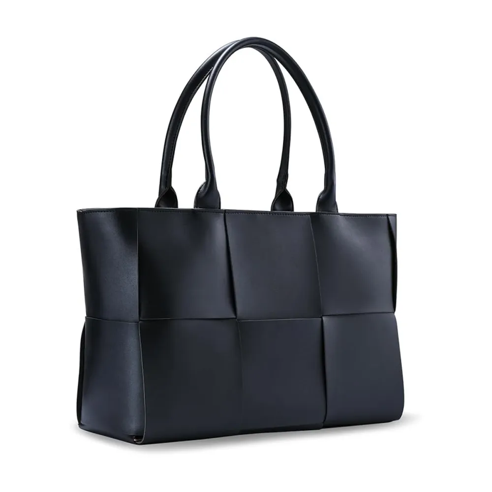 TFTOYC Woven Leather Tote Bag Amazon