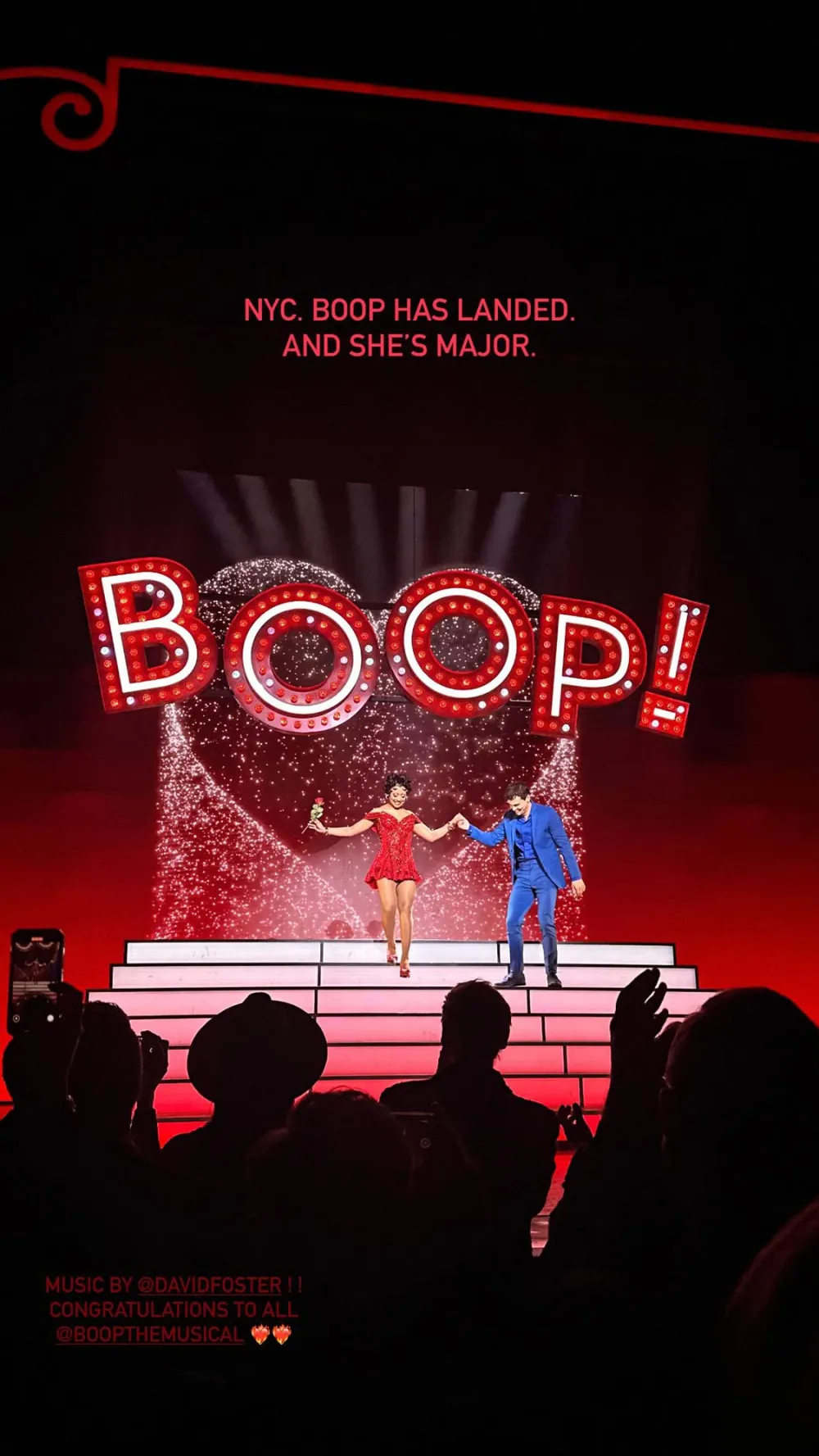 Gigi Hadid Supports Stepfather David Foster at Boop Musical Opening
