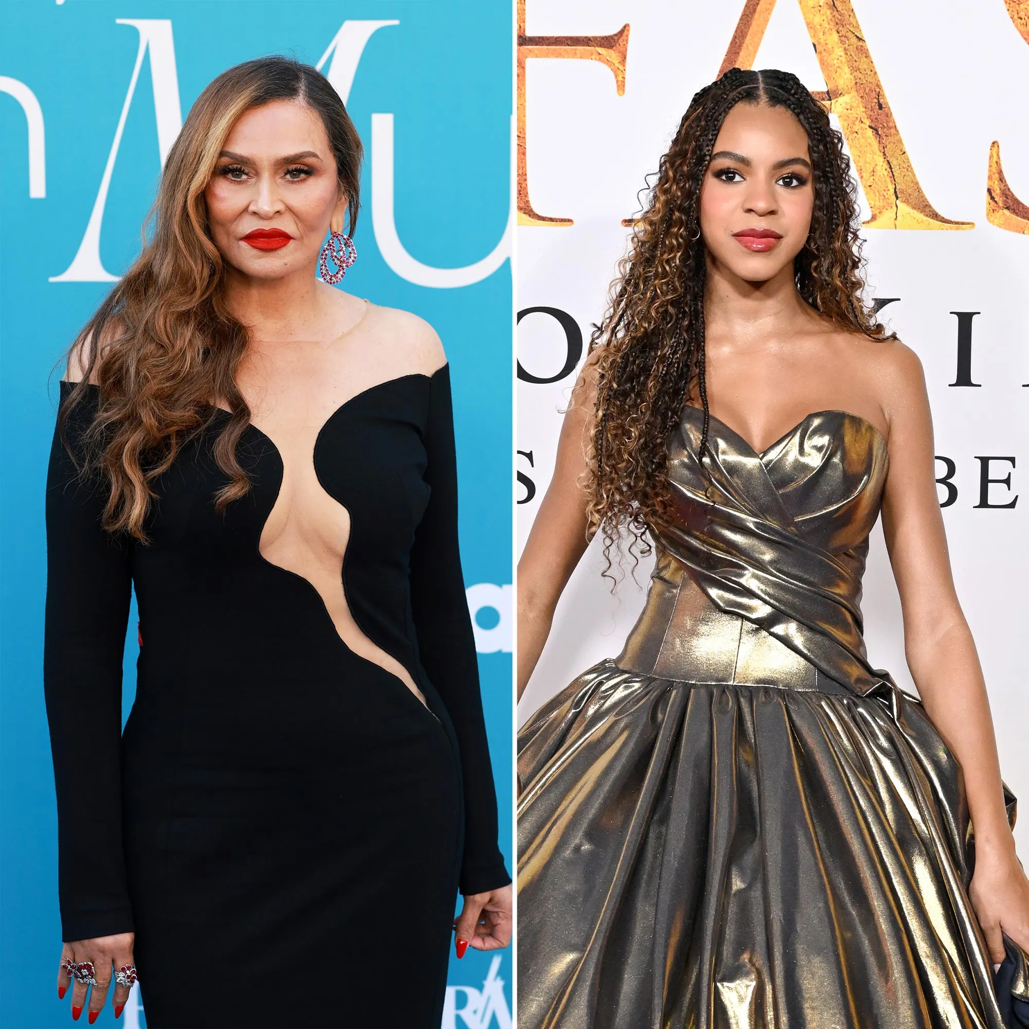 Blue Ivy Helps Tint Tina Knowles Eyebrows