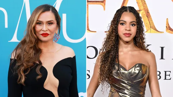 Blue Ivy Helps Tint Tina Knowles Eyebrows