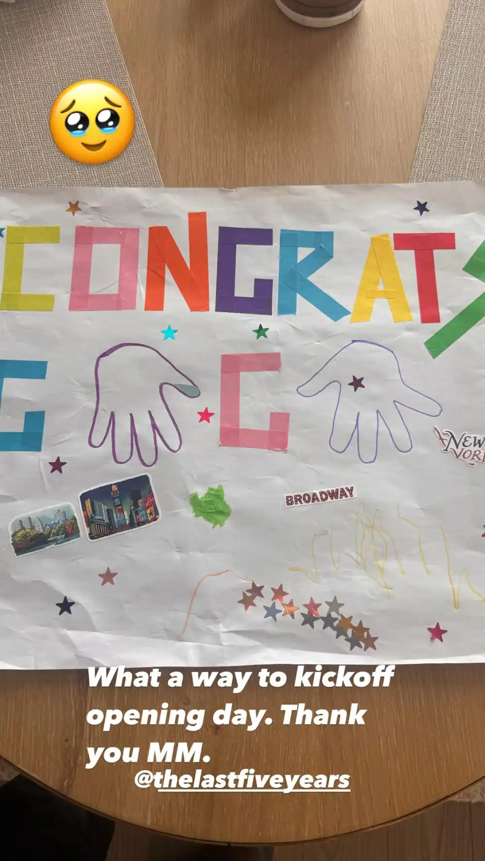 Nick Jonas Reveals Daughter Maltis Adorable Reaction Before The Last Five Years Opening Night